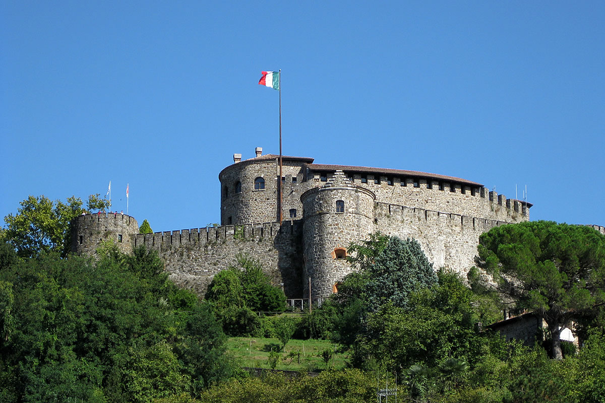 Das mittelalterliche Schloss in Gorizia