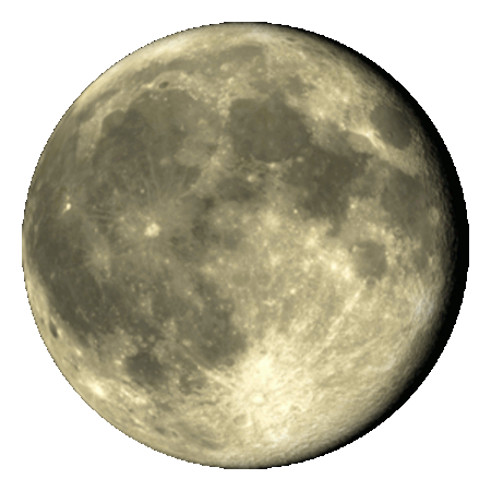 Abnehmender Mond 89% voll