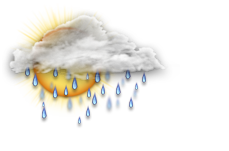 Wechselhalft mit Regen