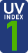 UV-Index Wert  1