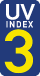 UV-Index Wert  3