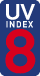 UV-Index Wert  8