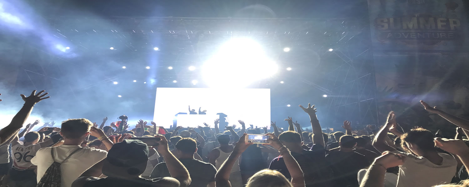 Konzert im Teghil-Stadion von Lignano Sabbiadoro