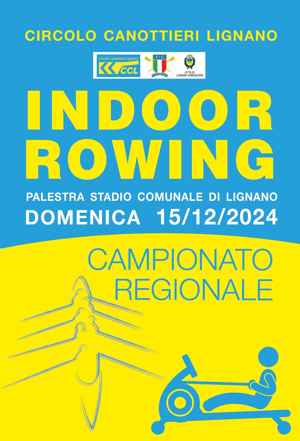 Campionato Indoor rowind e corsa campestre Lignano