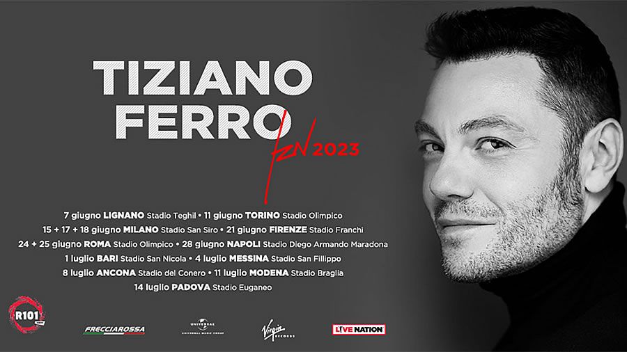 Tiziano ferro date del concerto Lignano